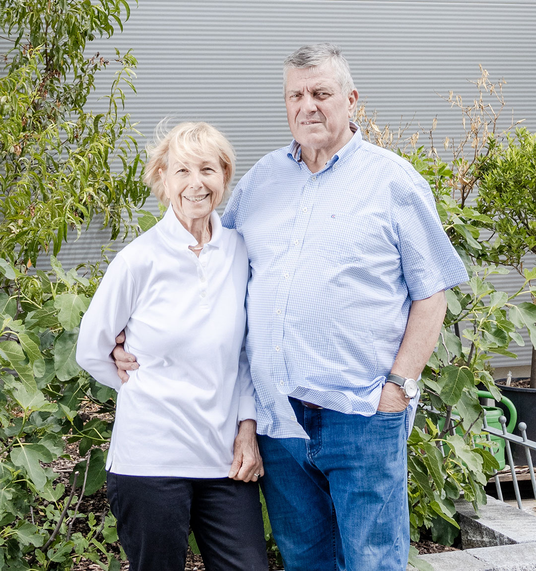 Firmengründer Hans Scheichle mit Ehefrau